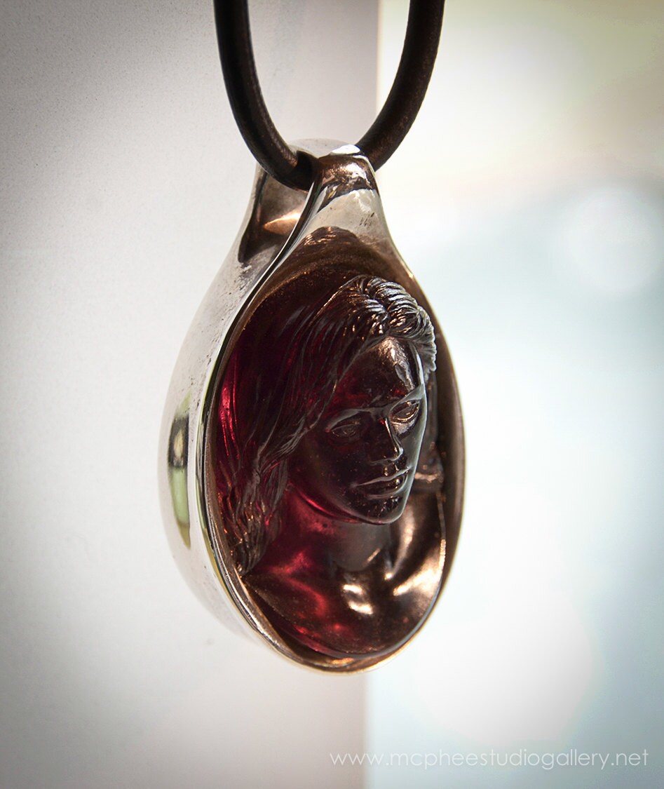 'Carman' Crystal Glass Pendant