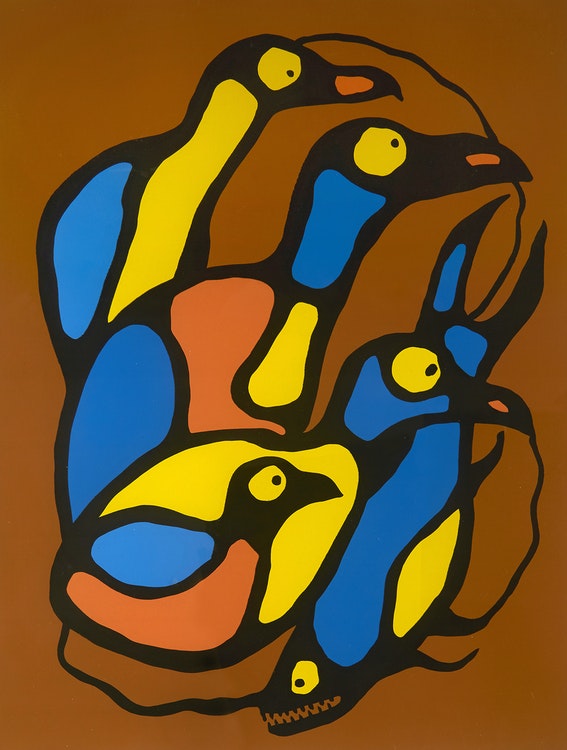 Norval Morrisseau - Journey into Eternity, Limited Edition, Framed Art, Art for hotsell Home, Art for Office